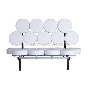 White Nelson Marshmallow Sofa Fata